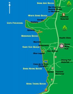 map of khao lak